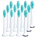 Produktbild Generic P-HX-6014C Ersatz-Zahnbürstenköpfe für Philips mit Kappen, für Sonicare DiamondClean Sonicare ProResults FlexCare EasyClean Bürstengriffe, weiche Borsten, Zahnbelag White-12pcs