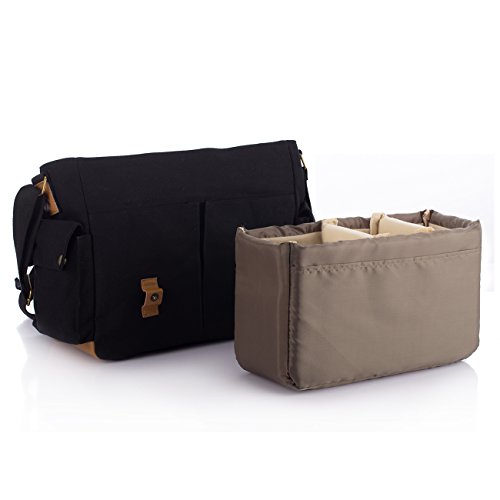 TARION sac sacoche bandouli  re reflex sac d   paule sac    main de cam  ra en toile multifonctionnel pour mission photographique   voyage  randonn  e  etc 