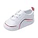 Produktbild Sannysis Kleinkind Säuglingsbaby Sportschuhe Hallenschuhe Kinder Sneaker Jungen Mädchen Kinderschuhe Turnschuhe Jungen Trekking Wanderschuhe (11, Weiß)