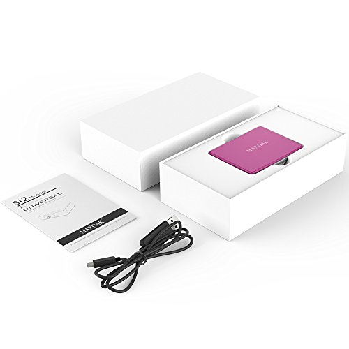 MAXOAK Mini Bater a Externa 5200mAh Cargador Port til para Smartphone iPhone Samsung HTC Moto y M s con LED Iluminaci n y LED Muestra el restante bater a Morado reviews MAXOAK Mini Bater a Externa 5200mAh Cargador Port til para Smartphone iPhone Samsung HTC Moto y M s con LED Iluminaci n y LED Muestra el restante bater a Morado