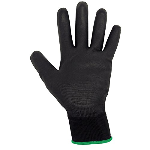 12 Paar SBS Arbeitshandschuhe schwarz Gr. 11 XXL Montagehandschuhe, Nylonhandschuhe - 2