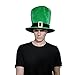 Price comparison product image St Patricks Day Irish Green Leprechaun Top Hat With Buckle Fancy Dress Accessory
