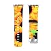 Produktbild Altsommer Armband 42mm für Apple Smart Watch Serie 1/2/3, Muster Serie Silikon Sportarmband Erstatzband Fitness Smartwatch justierbares Ersatz Sport Bügel Bunt Blumen Muster (D)