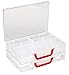 Produktbild 2 Stück Sortimentskasten Organizer Größe L mit 10 Einteilern pro Box und großem Stauraum von Kreher, Maße 30 x 22 x 5,5 cm