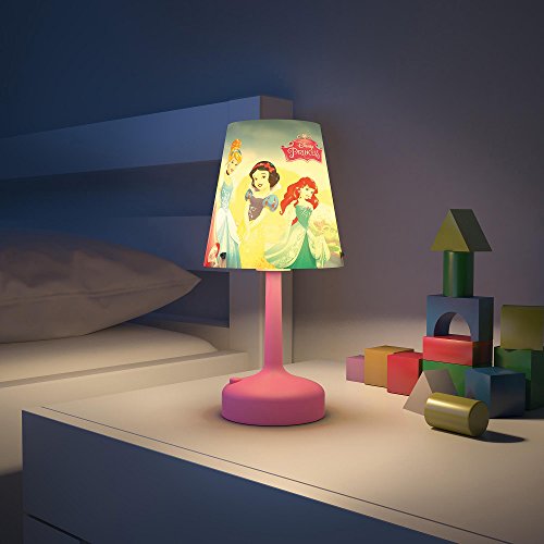 Philips Disney Princess LED Tischleuchte / Nachttischleuchte Plastik 0.6 W Pink 717962816 - 8