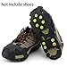 Produktbild Dyda6 Eisschnee-Griffe, 1 Paar Rutschfeste Winter-EIS-Greifer mit 10 Nieten, Universal Slip-On Schnee Traktion Steigeisen Spikers Ice Traction Fit für Wandern, Angeln, Klettern, Wie abgebildet, M