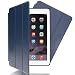 Produktbild NALIA Smart-Case kompatibel mit iPad Air 2, Ultra-Slim Cover Dünne Tablet Schutzhülle, Kunst-Leder Hardcase Multi-Ständer Tasche, Display-Schutz & Backcover Flip-Case Klapphülle Sleeve - Dunkelblau