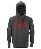 Producto oficial de la NBA. adidas Chicago Bulls NBA - Sudadera con Capucha para Hombre, diseño Vintage, Color Gris, XXL, Gris Oscuro