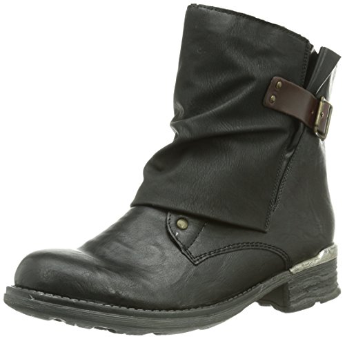 Rieker 71282-00, Women Boots, Black (Schwarz/Schwarz/Havanna/00), 6 UK (39 EU)