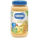 puré de frutas para bebés fuente natural de fibra y vitamina C, con aporte adecuado a las necesidades nutricionales del bebé