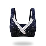 Uni-love Wirefree Maternity Nursing Bra Seamless Adjustable Cotton Sleep Bralette with Bra Extender