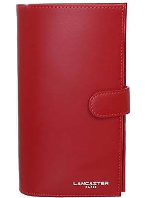 Lancaster - Compagnon Lancaster en cuir ref_lan40313-rouge-19.5*11*2