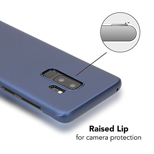 Samsung Galaxy S9 Plus HÃ¼lle HandyhÃ¼lle von NALIA, DÃ¼nnes Hard-Case SchutzhÃ¼lle Matt, Ultra-Slim Cover Etui Handy-Tasche, Ultra-Slim Smart-Phone Backcover Skin Bumper fÃ¼r Samsung S9+, Farbe:Blau