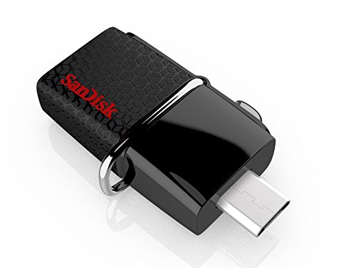SanDisk Ultra 64 GB Dual USB Flash Drive 3.0 up to 130 MB/s - Black