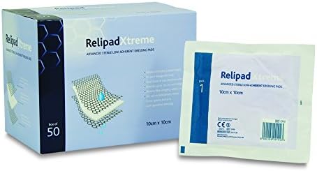 Relipore 10 cm Low-Adherent Dressing Pads