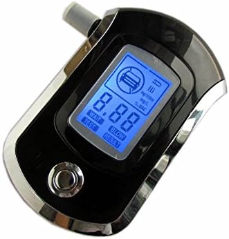 MTTLS Alcohol Tester,Accurate Breathalyzer Digital Breath Analyzer with Semi-conductor Sensor, Large Digital LCD Display, Blue Background Light -Avoid DUI-D415