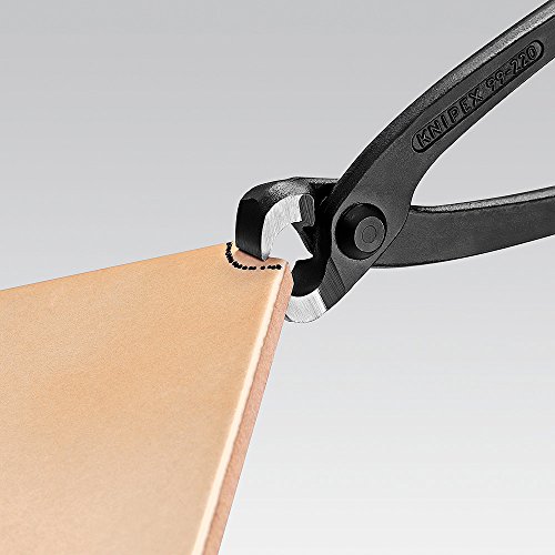 KNIPEX 99 01 200 Monierzange (Rabitz- oder Flechterzange) schwarz atramentiert mit Kunststoff überzogen 200 mm - 4
