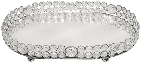 CMIC Crystal Mirror Display Oval Tray