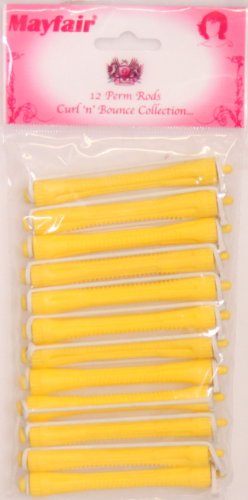 Mayfair Professional Wave Perm Rods- Yellow (12pcs)