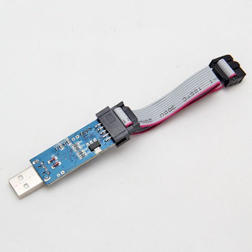 Neu AVR 51 Programmer Adapter mit 10 Pin Kabel ATMega ATTiny USB ASP USBISP fuer Arduino