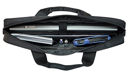 Sidorenko® Notebooktasche Laptoptasche für 15-15,6 “ Zoll ( 38,1-39,6 cm ) mit zwei Innentaschen für Zubehör / Vorder – Rückseite bedruckt - 2