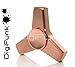 Produktbild Tri Fidget Spinner DigiFunk® | 100% Messing / Kupfer Metall | r188 Hybrid Ceramic Bearing | 5+ Minute Spins | EU Retailer & Customer Service …