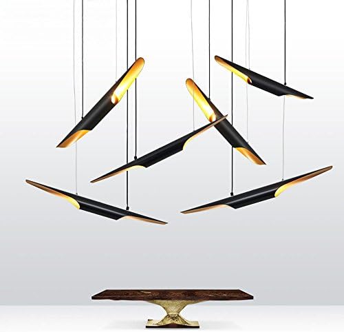 YAYONG Chandeliers Postmodern Inclined Aluminium Vintage Industrial Style Restaurant Bar Cafe Bar,3W,60*6Cm