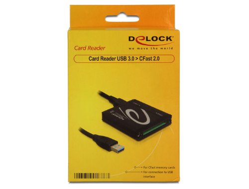DELOCK Card Reader-USB3.0 CFAST - 4