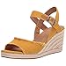 Produktbild SHE.White Damen Plateau Sandaletten mit Keilabsatz, Frauen Keilsandaletten Peep Toe Breathable Segeltuchschuhe Strand Sandalen Rom Schnalle Strap Casual Wedges Schuhe Hochhackige Römische Schuhe