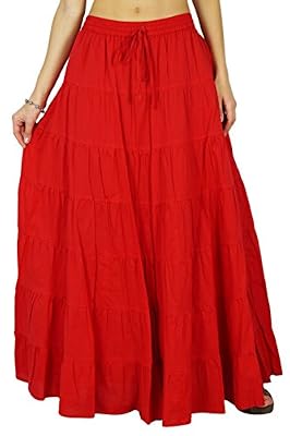 Phagun Resort Wear Jupe longue Jupe Beach Wear Cotton Summer Wear
