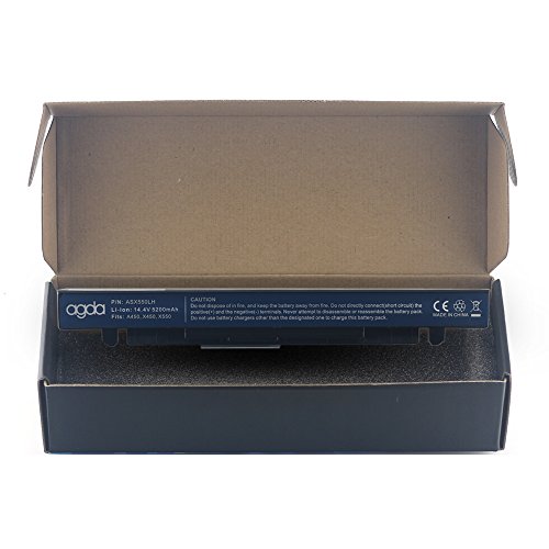 AGDA®Neu Externer Notebook Laptop Batterie Akku für  ASUS A41-X550A A41-X550 X450 X550 A550 F550C R510 R510C X452 X550CUS A41-X550A A41-X550 X450 X550 A550 F550C R510 R510C X452 X550C Li-ion 8-Zellen 14.4V 5200mAh - 6