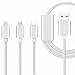 Produktbild ONX3 (Silber) Premium-Qualität 1 Meter Länge 3 in 1 Mehrere USB-Ladekabel High-Speed-Nylon Geflochten mit Typ C / 8 Pin Lighting / Micro USB-Anschluss für Samsung Galaxy S5 / S5 Neo / S5 (octa-core) / S5 Duos / S5 Plus / S5 LTE-A G901F / S5 LTE-A G906S / S5 CDMA