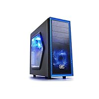 DEEPCOOL TESSERACT SW - Gaming PC Gehäuse inkl. Lüfter, Front USB und Audio Anschlüsse.