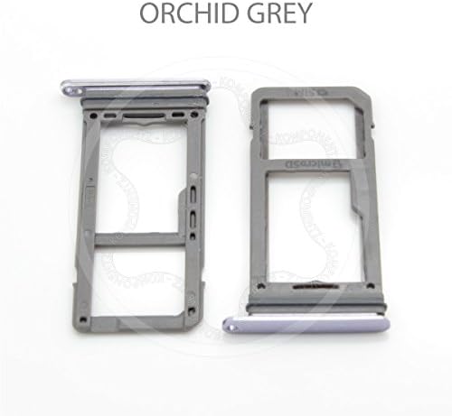 Komponentz - New Replacement Waterproof Nano Sim Card & Micro SD Tray Slot Holder for Samsung Galaxy S8 Plus - Orchid Grey