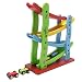 Cooltechstuff - New Car Race Run Track Racing Speed Wooden Toy Slider Click Clack Kids Childrens