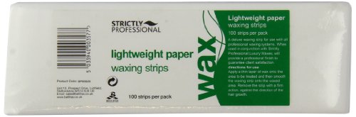 Strictly Professional Lightweight Paper Waxing Strips- Pack of 100 Strips