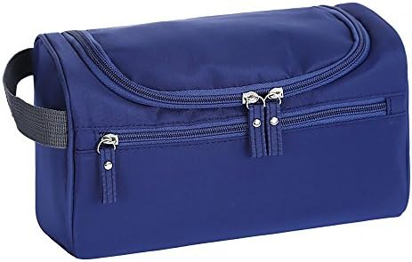 Hanging Toiletry Bag ,AllSpes Toilet Pouch Wash Bag Men's Travel Shaving Bag Ladies Cosmetic Bags Hook Organizer Bags Portable Bags Multifunction Shaving Grooming Accessory (Blue)