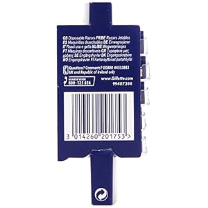 Gillette Blue II Men's Disposable Razors, 5 Pack - Image 3