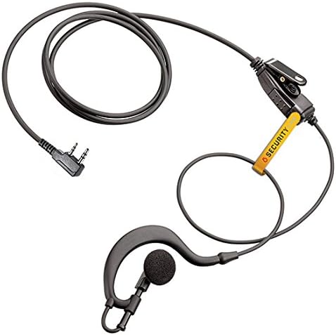 G Shape Kenwood Radio 2 Pin Earpiece - Security Lab