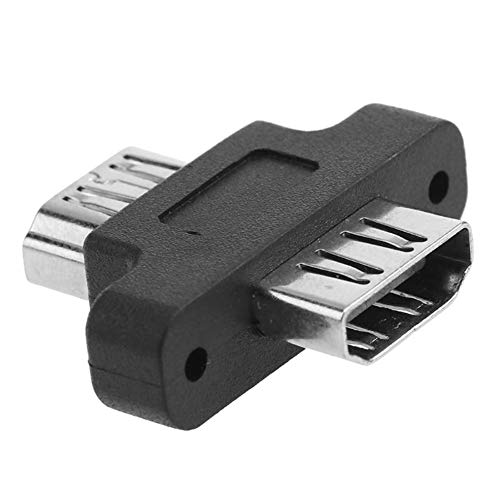 Preisvergleich Produktbild Schraubverriegelung HDMI-Buchse auf HDMI-Buchse Verlängerung F / F-Kabel Extender Adapterstecker