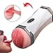 Produktbild Male Masturbator Pocket Pussy Sex Toy Masturbation Smart Vibrating Sucking Cup Vagina and MouthTeeth Tongue 3D Realistic Stroker Girls Voice Moans Piston Novelty Stroker Dual Hole Rechargeable for Men