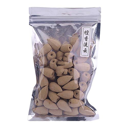 Preisvergleich Produktbild 50 stücke Kugel Rückfluss Räucherstäbchen Sandelholz Turm Weihrauch Haushalt Parfüm Multicolor Sandelholz