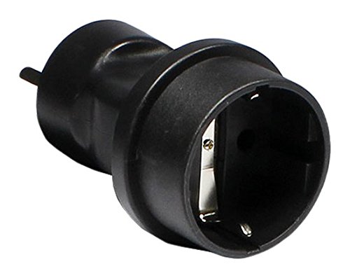 Stromadapter, Dänemark DK Stecker auf Schuko Buchse