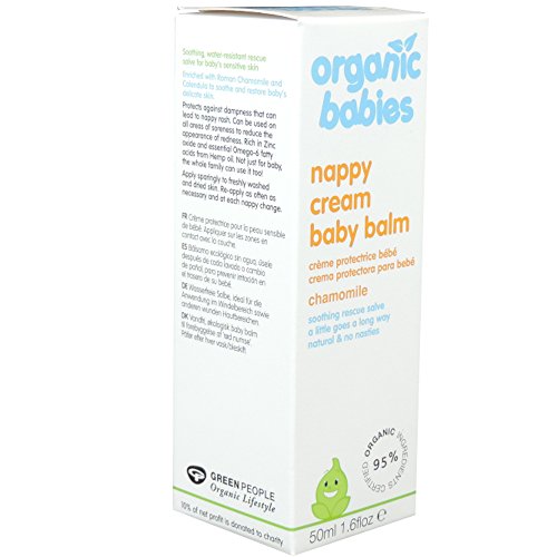 Organic Nappy Cream Baby Balm - 50ml