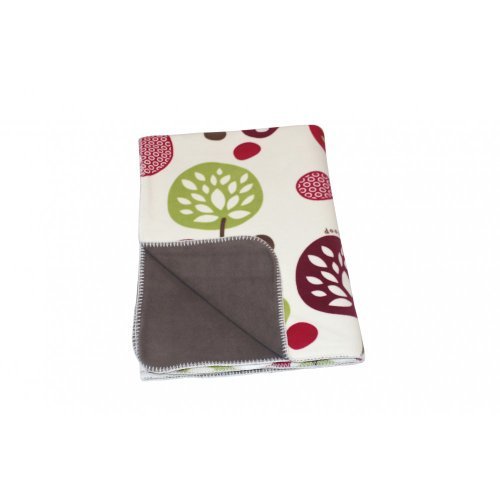 Doomoo Dream Baby Fleece Blanket (150 x 100 cm, Tree Berry)