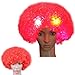 Price comparison product image IMJONO Wig,party summer Mother's Day Easter April Fool's Day 2019 Best Gift for Mom Party Disco LED Flash Clown Hair Football Fan-Adult Afro Masquerade Hair Wig