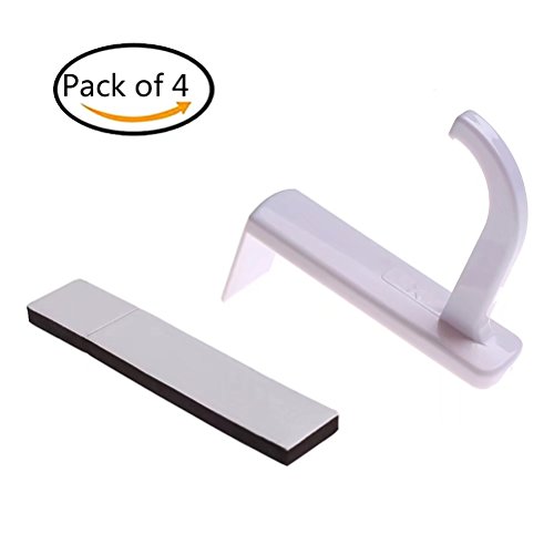 Preisvergleich Produktbild Funkelnden Sterne 4 PCS Kopfhörer Headset Kleiderbügel Wall Aufklebbarer Haken Monitor Ständer