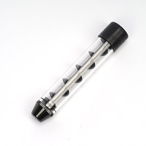 VOSO Schwarz Twisty Glass Tube Blunt Vaporizer Pen Kit for Dry Herb with Box