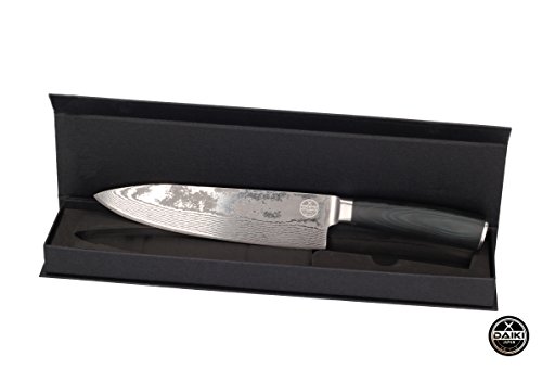 Daiki Japan – hochwertiges japanisches Küchenmesser / Damastmesser 67 Schichten VG-10 mit 19 cm Klinge - 4