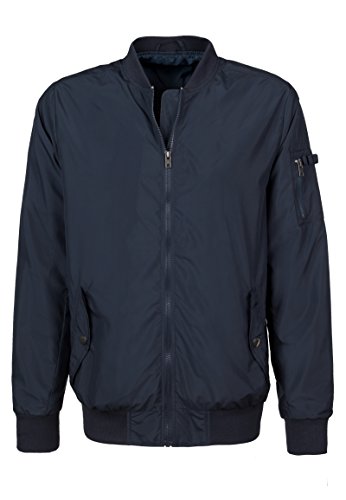 SUBLEVEL Herren bergangsjacke | Frhlingsjacke | Leichte Bomberjacke mit Stehkragen dark-blue XL